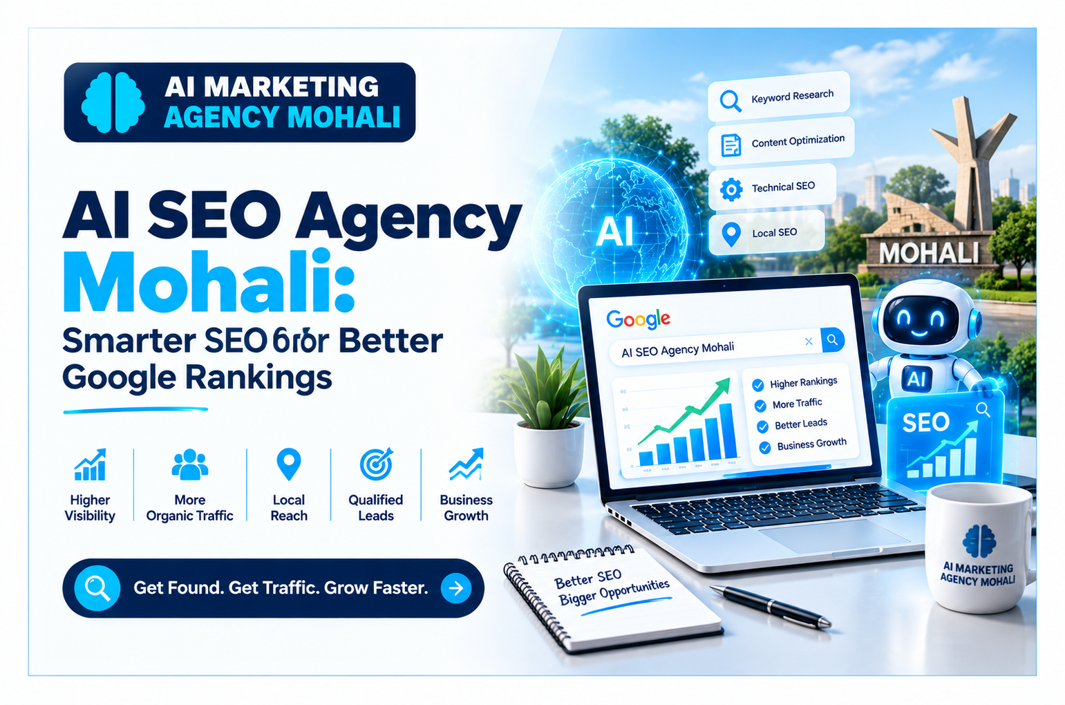 AI SEO Agency Mohali for Smarter SEO and Better Google Rankings