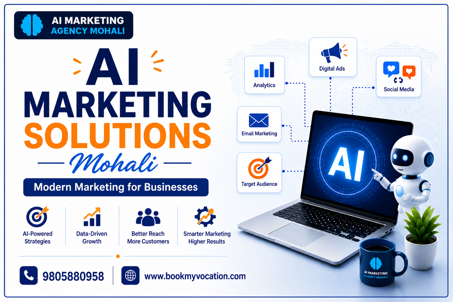 AI Marketing Solutions Mohali for modern digital marketing and business growth